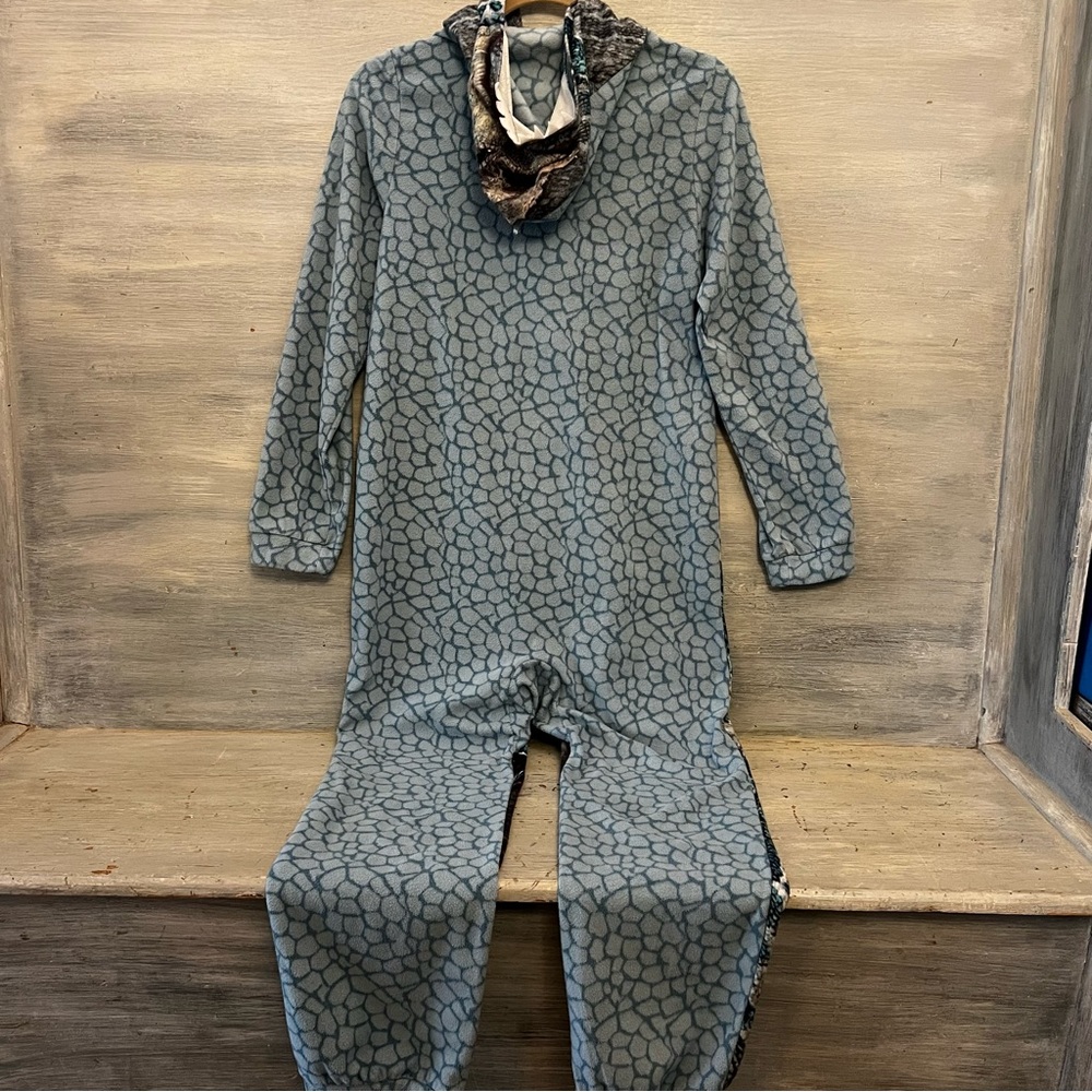 Jurassic World Kid’s One Piece‎ Raptor Pajamas XL Good Condition - Picture 9 of 9